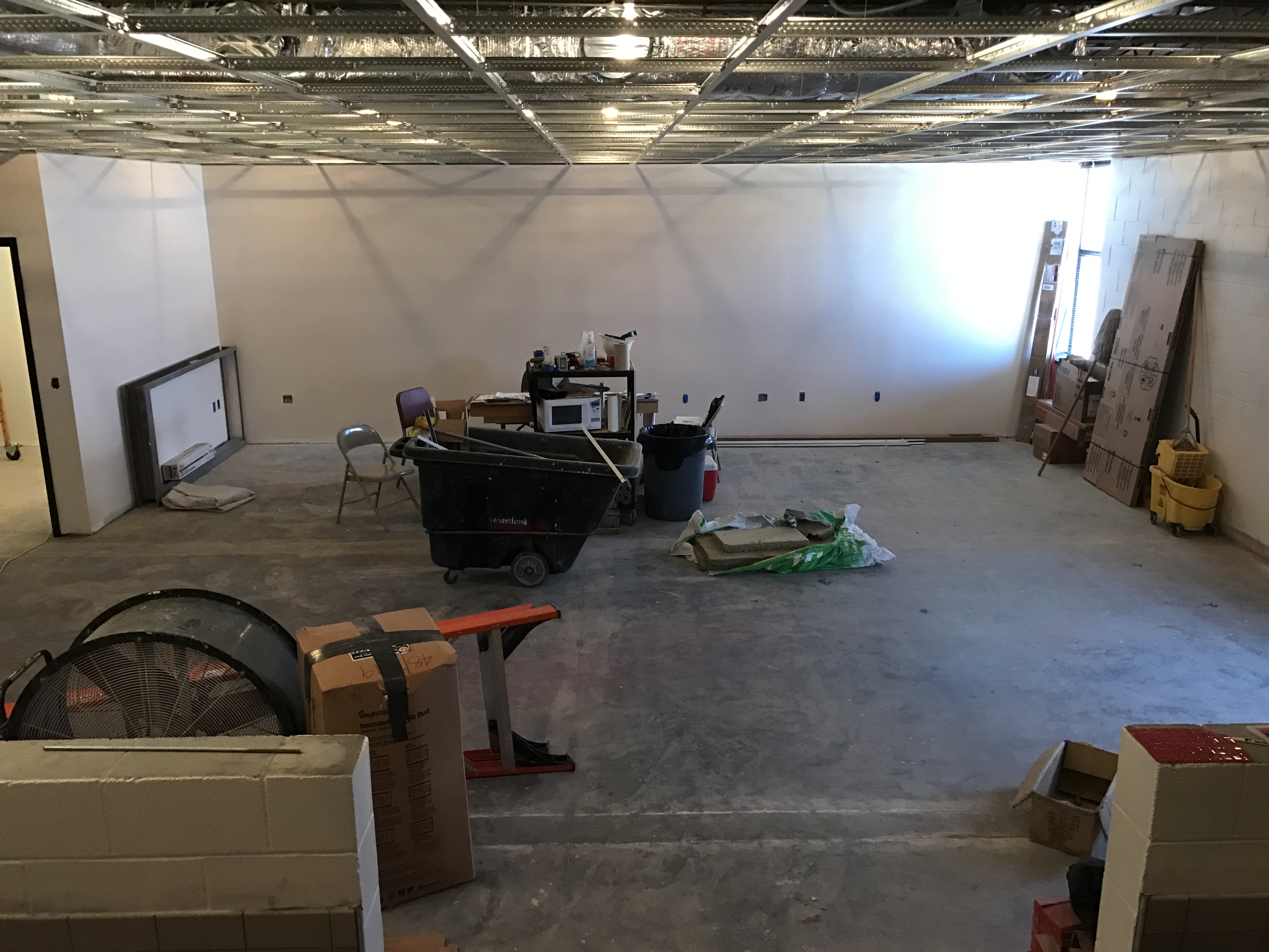 new RHHS athletic training room 