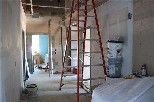Hallway around the old office 