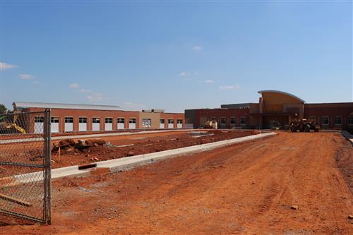 Front of school 