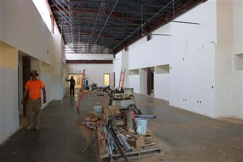 End of upstairs hallway 
